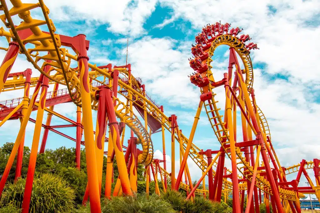 Montanha Russa Fire Whip - Beto Carrero World