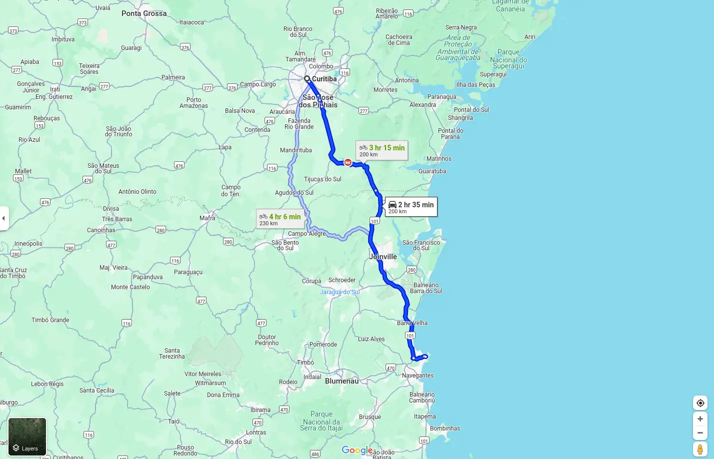 Como chegar ao Beto Carrero saindo de Curitiba. Rotas, tempo e dicas ...